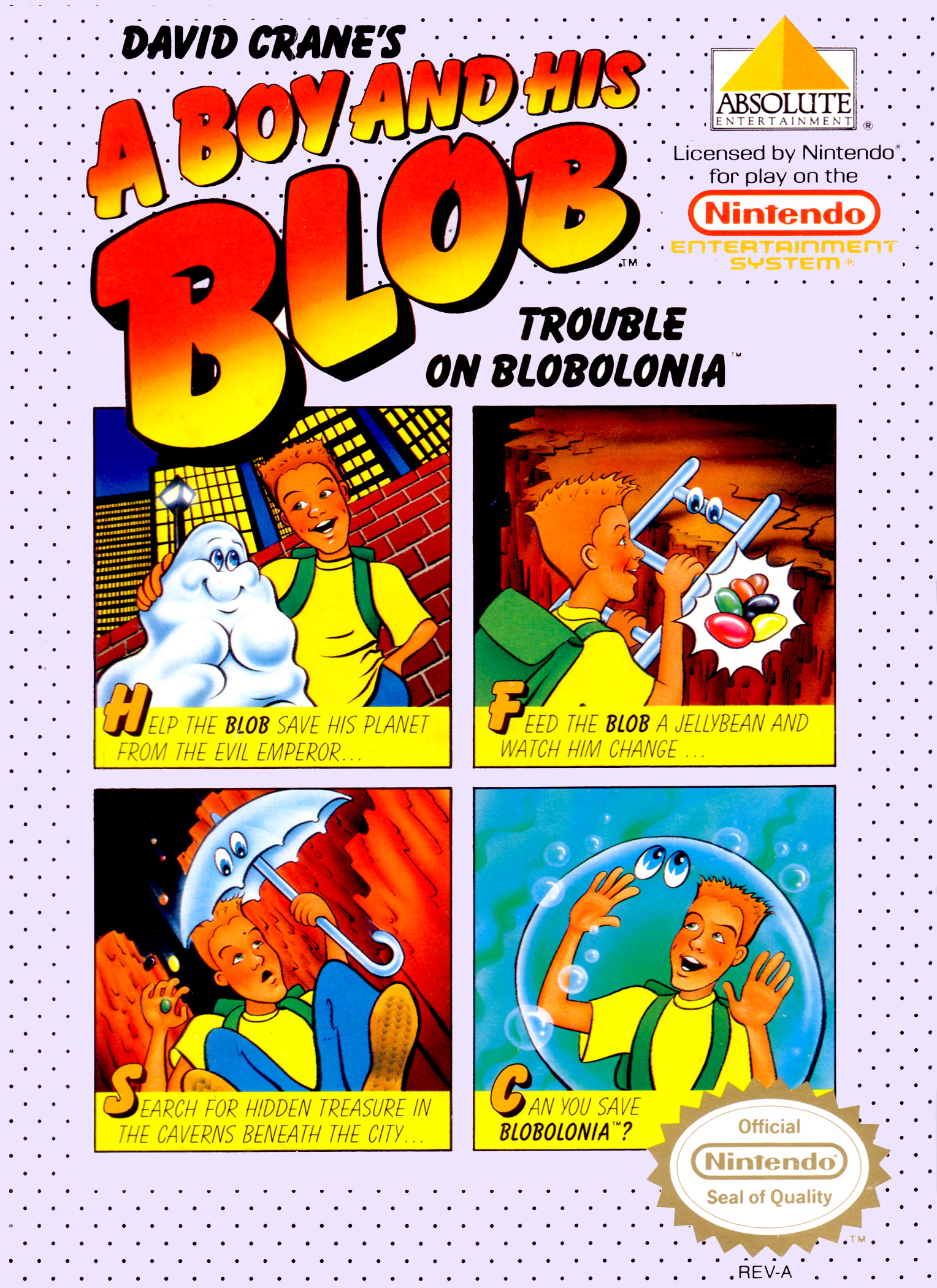 A Boy and His Blob: Trouble on Blobolonia [NES]