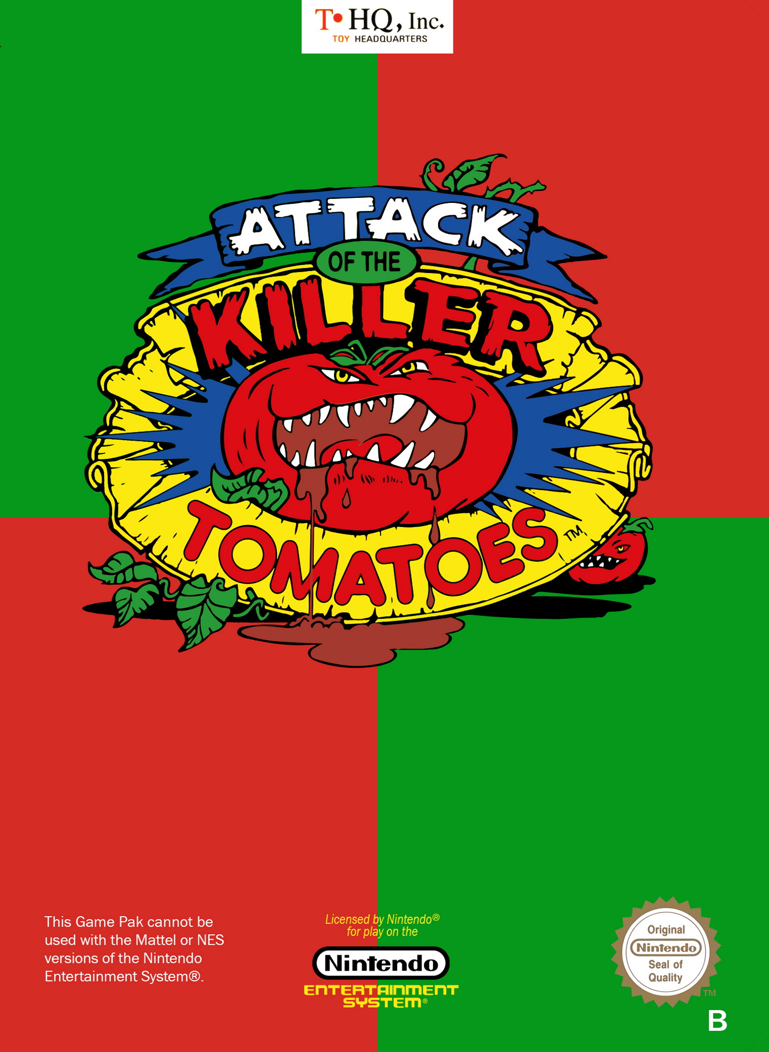 Attack of the Killer Tomatoes [NES]