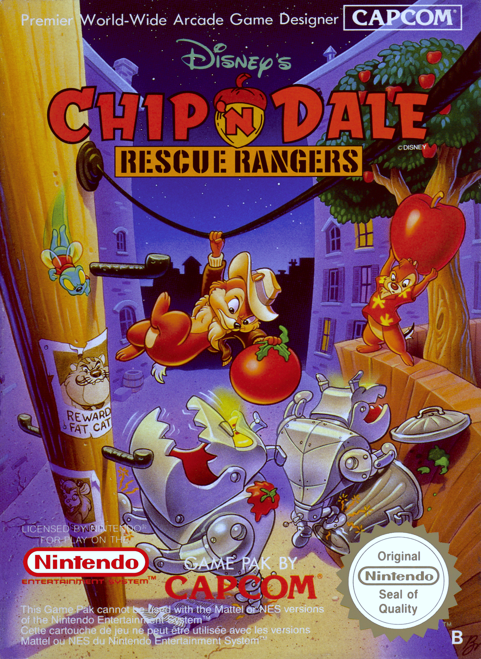 Disney’s Chip ‘n Dale: Rescue Rangers [NES]