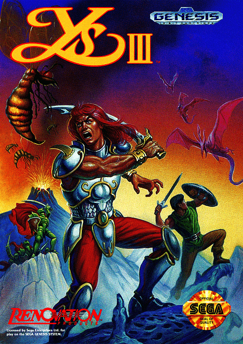 Ys III: Wanderers from Ys [SMD-GEN]
