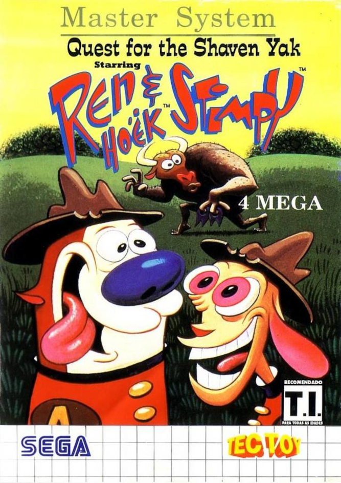 Quest for the Shaven Yak starring Ren and Stimpy [SMS]